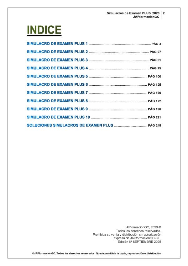 Simulacros de Examen PLUS - Imagen 2