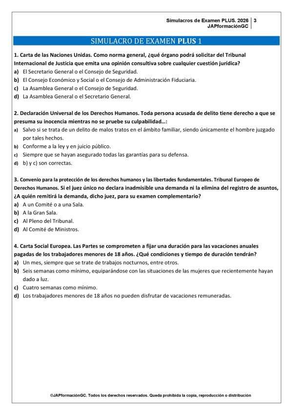 Simulacros de Examen PLUS - Imagen 3