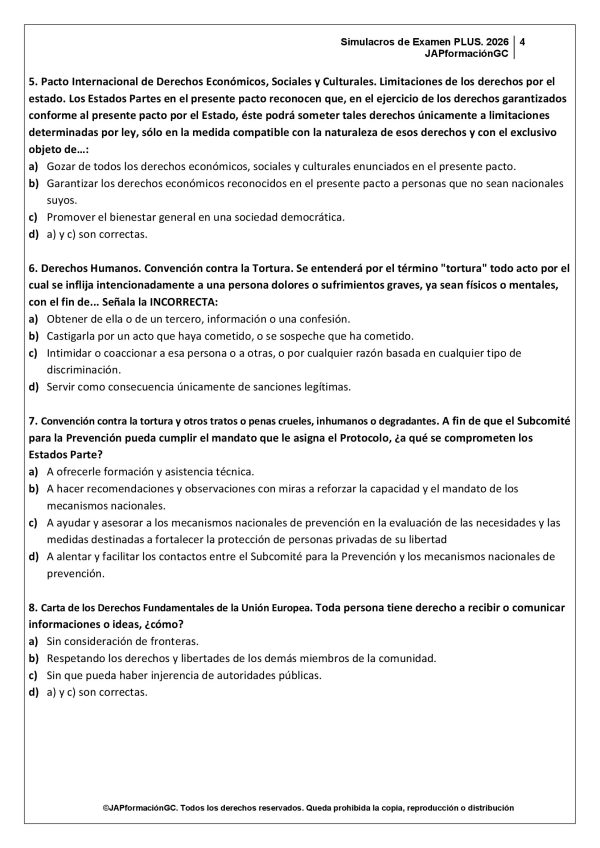 Simulacros de Examen PLUS - Imagen 4