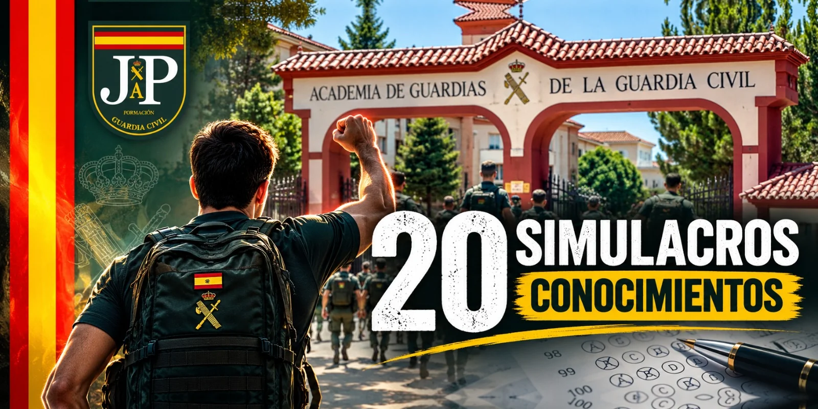 20 Simulacros JAP de conocimientos