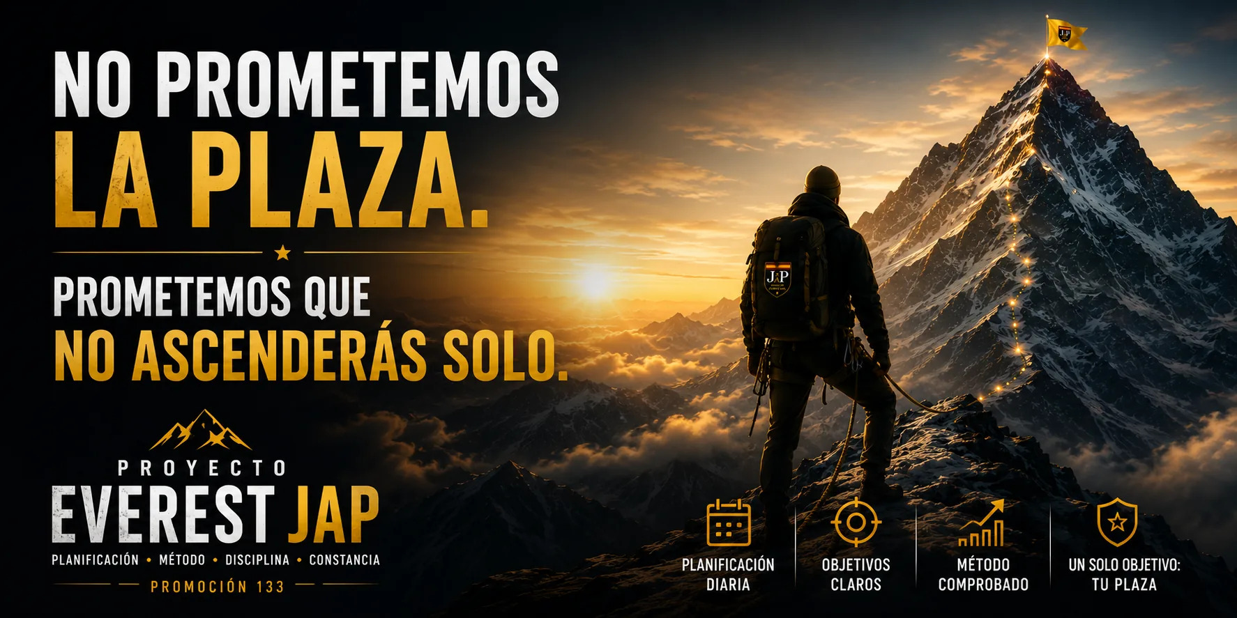 Proyecto Everest JAP: no prometemos la plaza, prometemos que no ascenderás solo