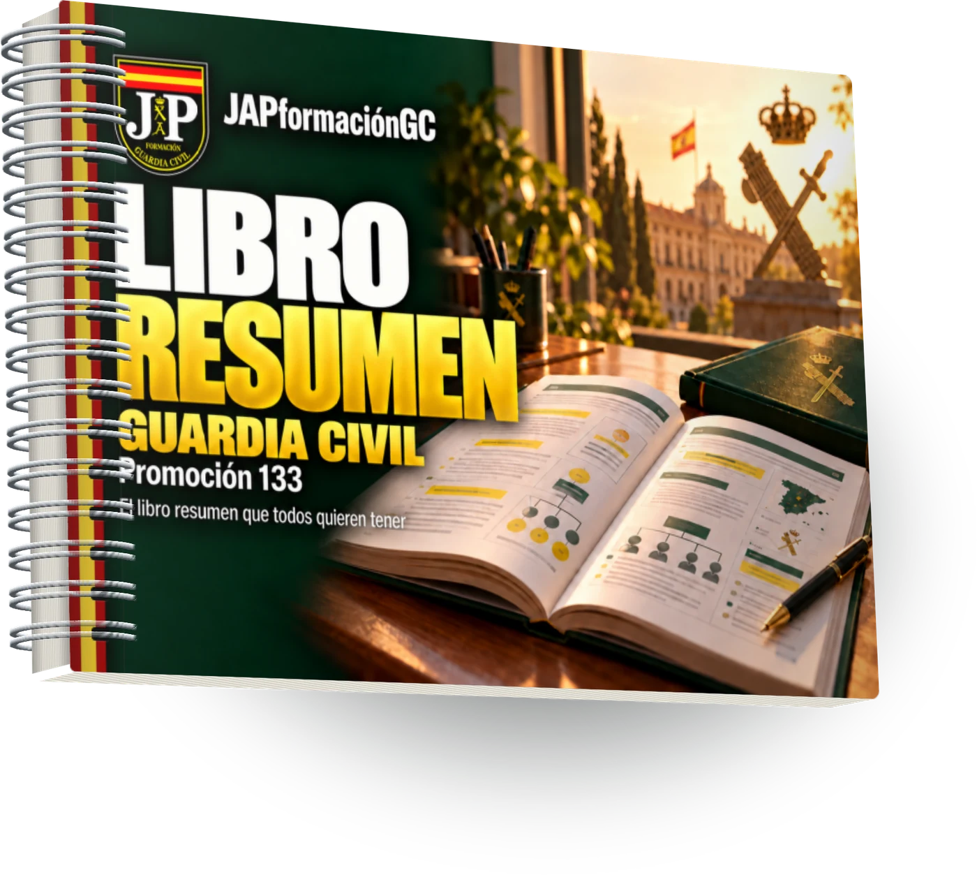 Libro Resumen JAP impreso, encuadernado con anillas