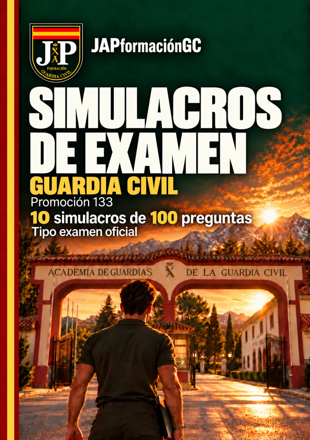 Portada de Simulacros de Examen
