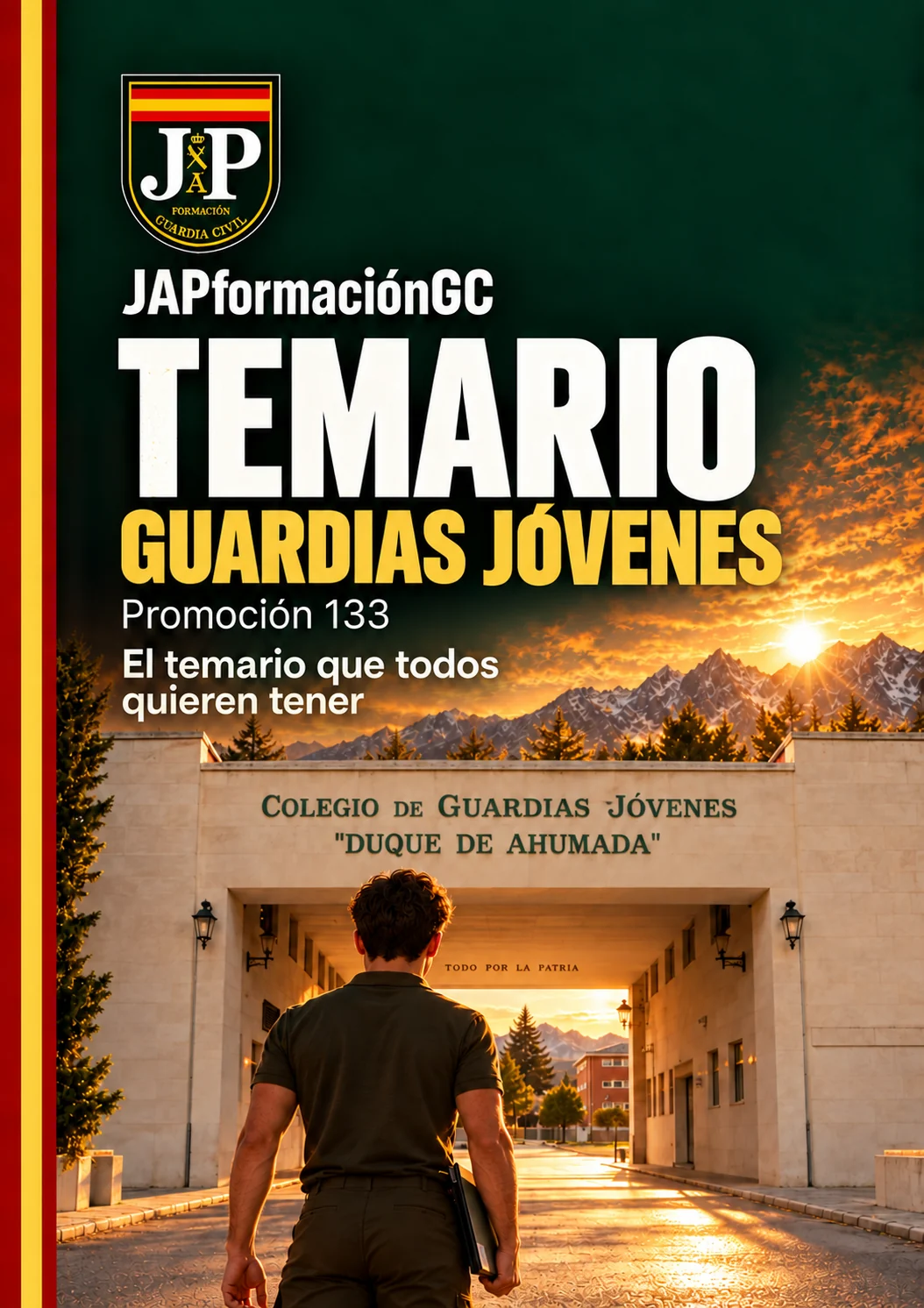Portada del Temario del Colegio de Guardias Jóvenes