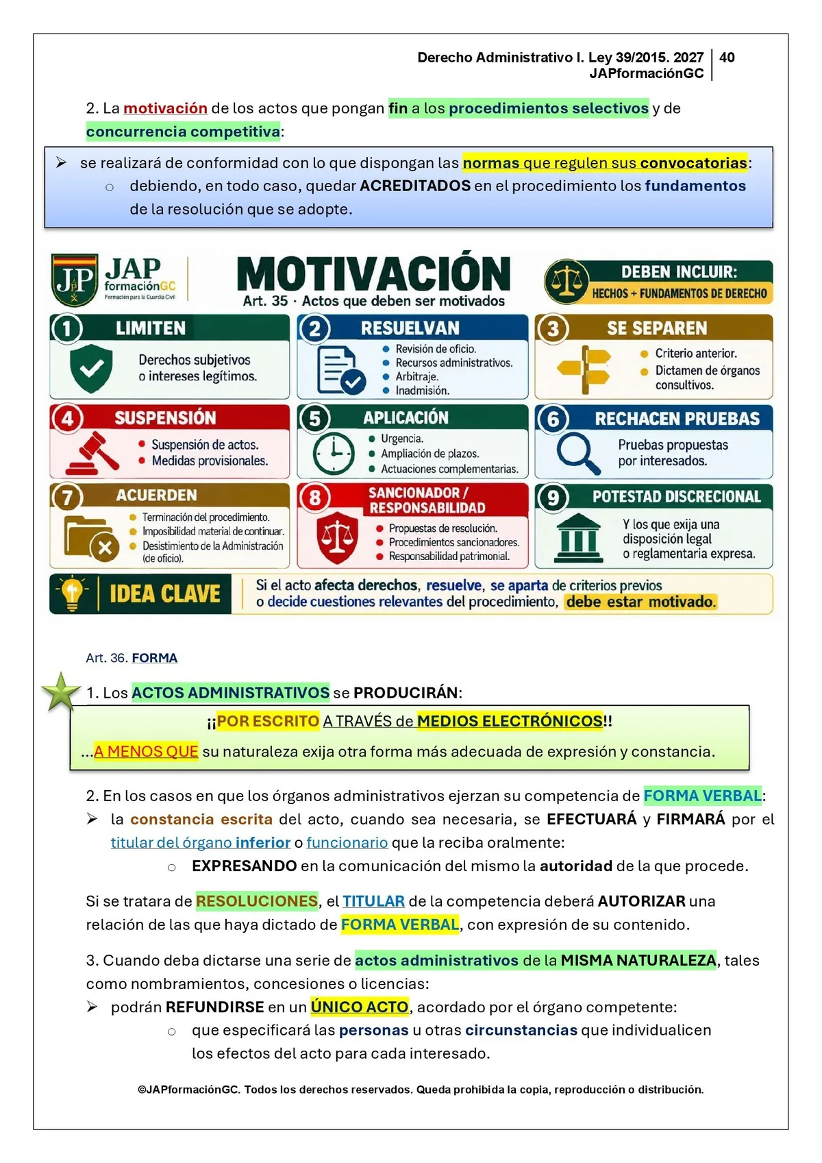 Página real del Temario JAP: Tema 10A, Motivación