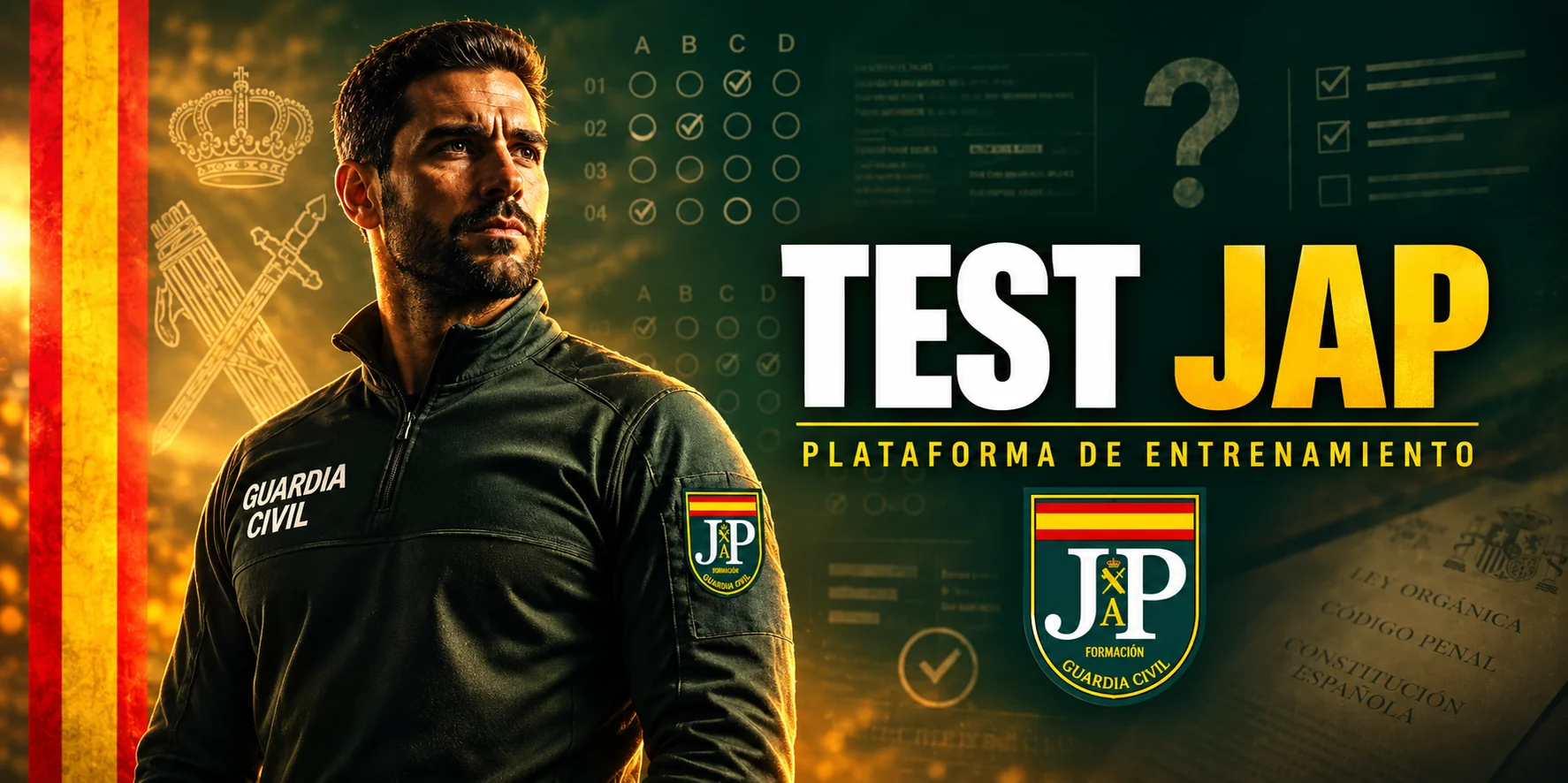 TEST JAP, plataforma de entrenamiento para la oposición a Guardia Civil